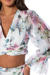 ESTELLE FLORAL PRINT MAXI DRESS