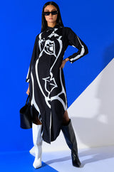 EUROPE GETAWAY BUTTON DOWN MAXI DRESS