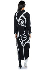 EUROPE GETAWAY BUTTON DOWN MAXI DRESS
