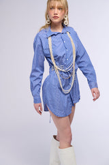 EVAN CORSET DETAIL BLOUSE
