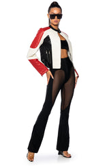 EVENING IN PARIS MESH FLARE TROUSER