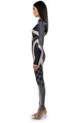 EVERY EVENT PATTERNED CATSUIT