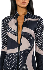 EVERY EVENT PATTERNED CATSUIT