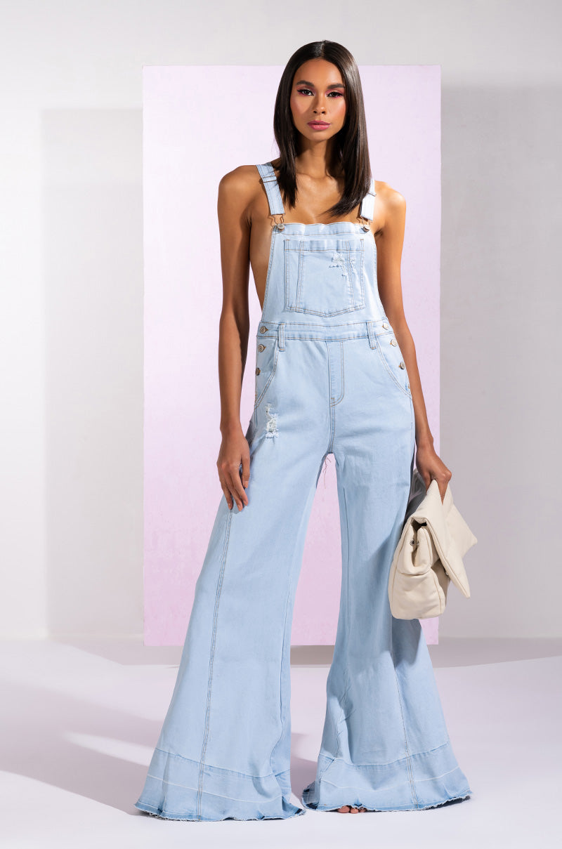 EVERYDAY WIDE LEG OVERALLS