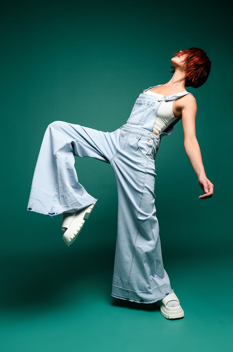 EVERYDAY WIDE LEG OVERALLS