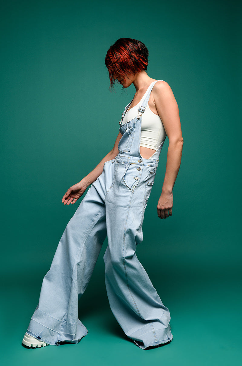 EVERYDAY WIDE LEG OVERALLS