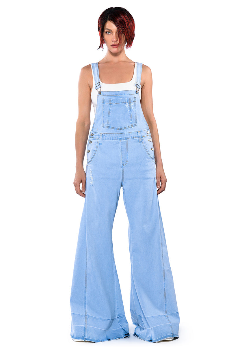 EVERYDAY WIDE LEG OVERALLS