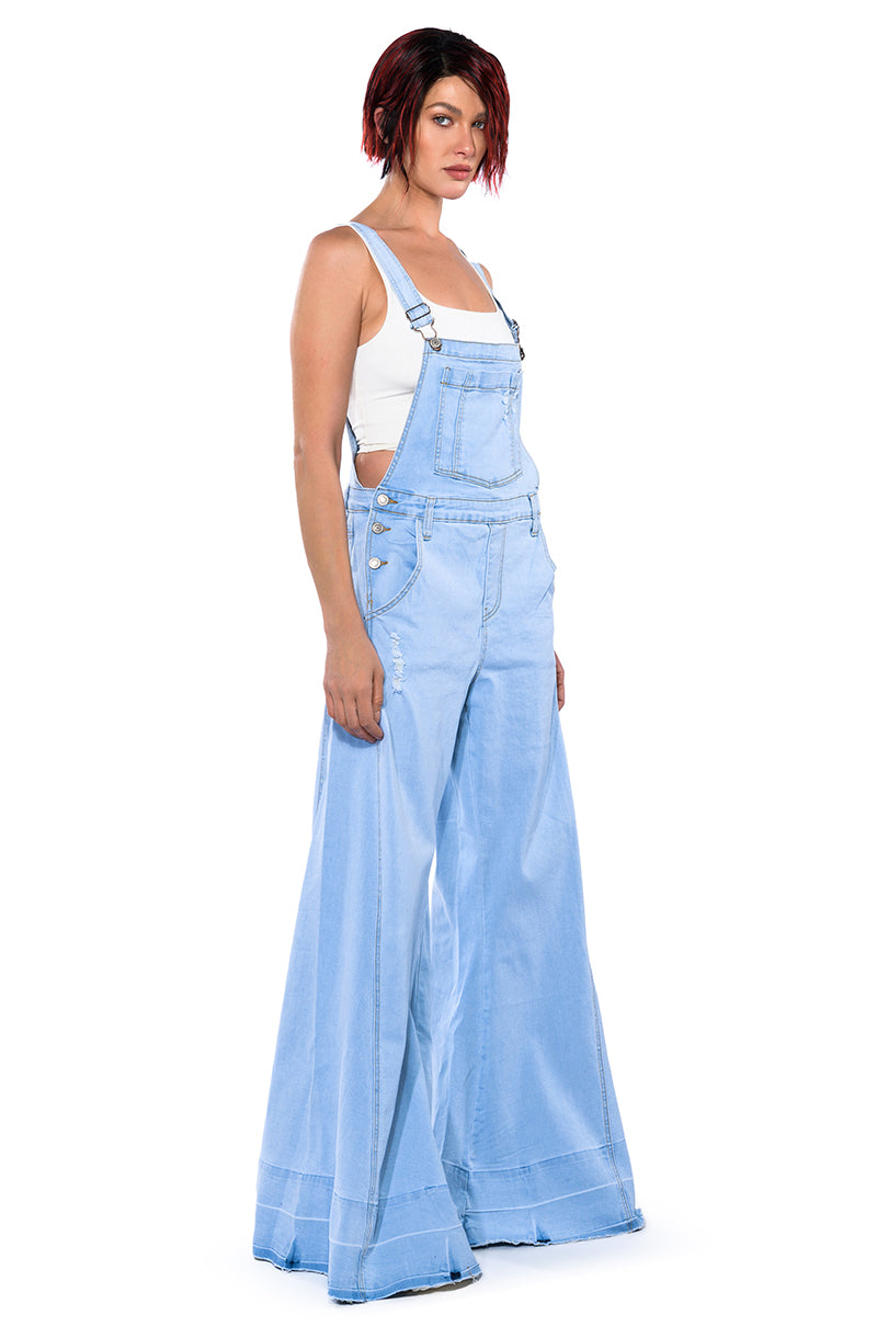 EVERYDAY WIDE LEG OVERALLS