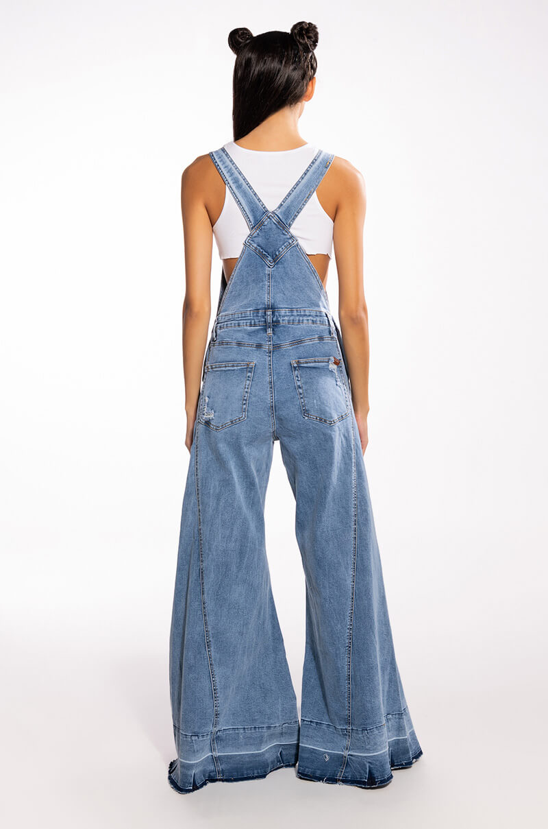 EVERYDAY WIDE LEG OVERALLS