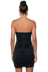 EVERYONE WANTS HER STRAPLESS MINI DRESS