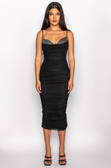 EVERYTHING YOU HEAR ABOUT MESH MIDI DRESS