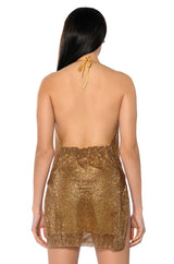 EXCEPTIONAL CHAINMAIL MINI DRESS