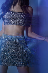 EYES ON ME TEXTURED TOP