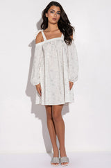 FACE IT OFF THE SHOULDER DRESS