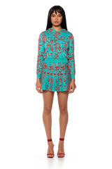 FACES AND PLACES REVERSIBLE KNIT HOODIE
