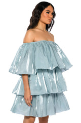 FAIRY DREAMS CHIFFON LAYERED MINI DRESS