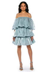 FAIRY DREAMS CHIFFON LAYERED MINI DRESS