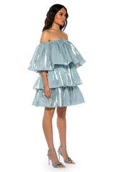 FAIRY DREAMS CHIFFON LAYERED MINI DRESS