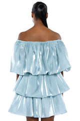 FAIRY DREAMS CHIFFON LAYERED MINI DRESS