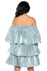 FAIRY DREAMS CHIFFON LAYERED MINI DRESS
