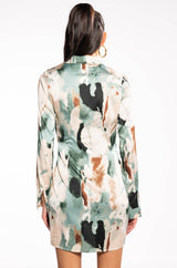 FALL FOR ME MINI WRAP DRESS