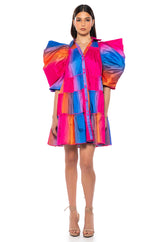 FALL IN LOVE COLLARED MINI DRESS