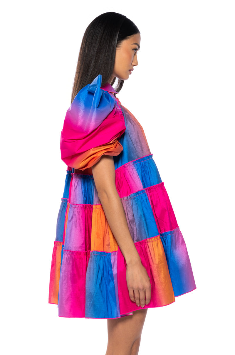 FALL IN LOVE COLLARED MINI DRESS