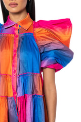 FALL IN LOVE COLLARED MINI DRESS