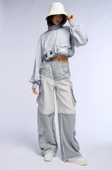 FASHION FORWARD WIDE LEG SWEATPANT