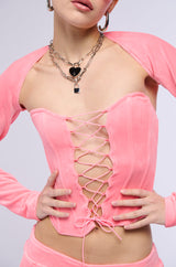 FASHION ICON LACE UP CORSET