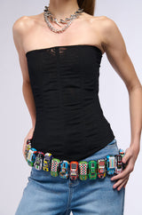 FAST PACED CAR BELT