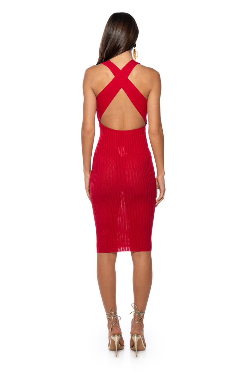 FAV LITTLE MAXI DRESS IN RED
