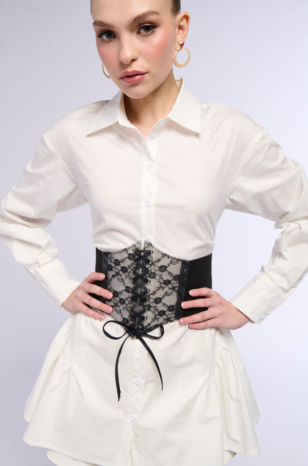 FEELIN LACY CORSET BELT