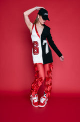 FEELING CUTE BOW LEGGING IN RED