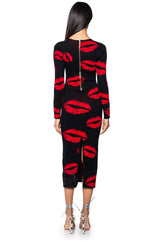 FEELING FLIRTY KNIT MAXI DRESS