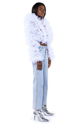FEELING LIKE A STAR RHINESTONE WIDE LEG JEANS