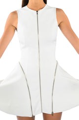 FEELING LIKE A TEN ZIPPER MINI DRESS