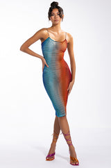 FEELING RIGHT MAXI DRESS WITH HIGH SLIT