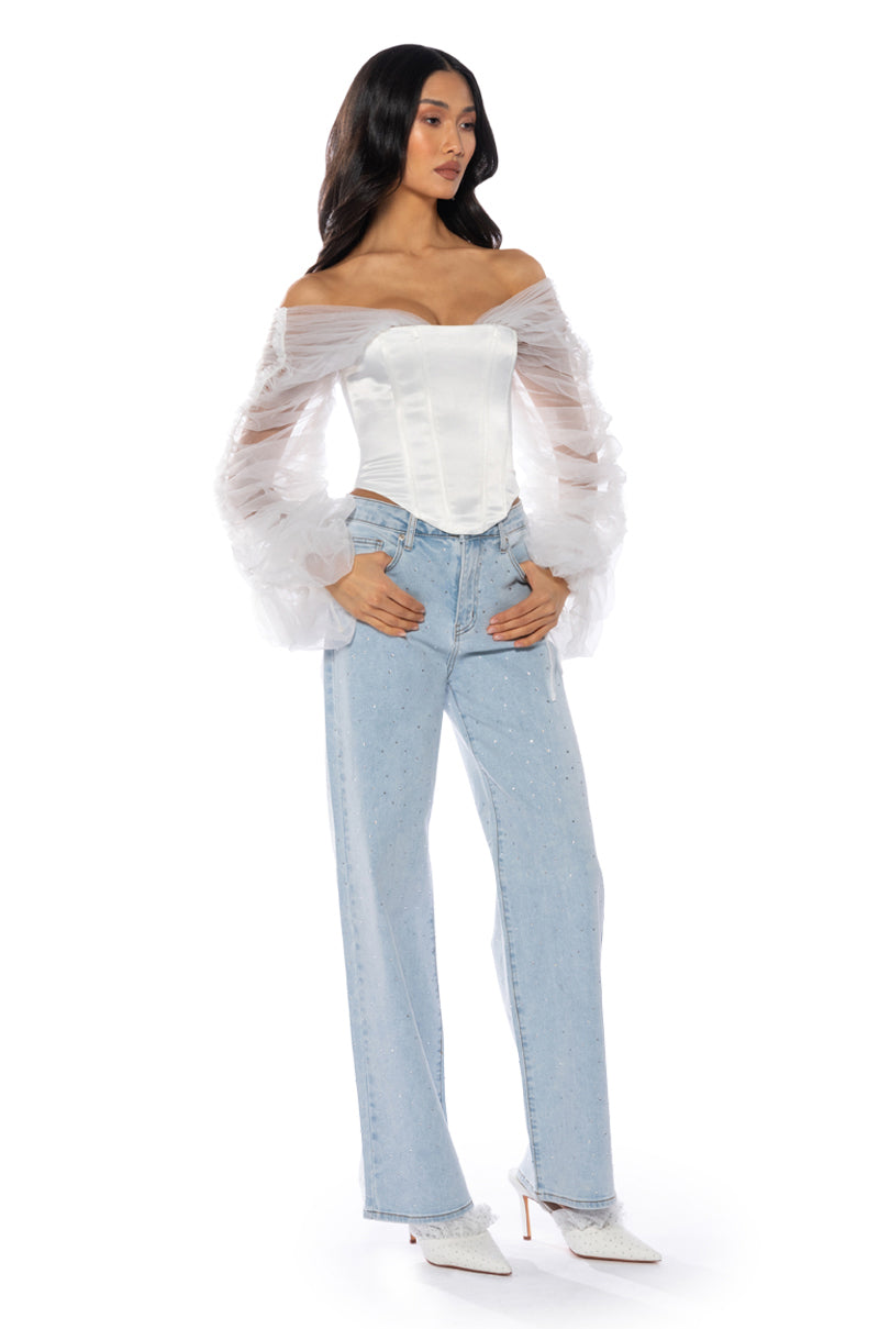 FIERY AND FIERCE LONG SLEEVE TOP