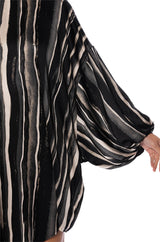 FILM MIDI ASYMMETRICAL SHIRT DRESS