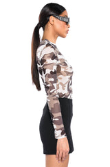 FIND ME CAMO MESH BODYSUIT