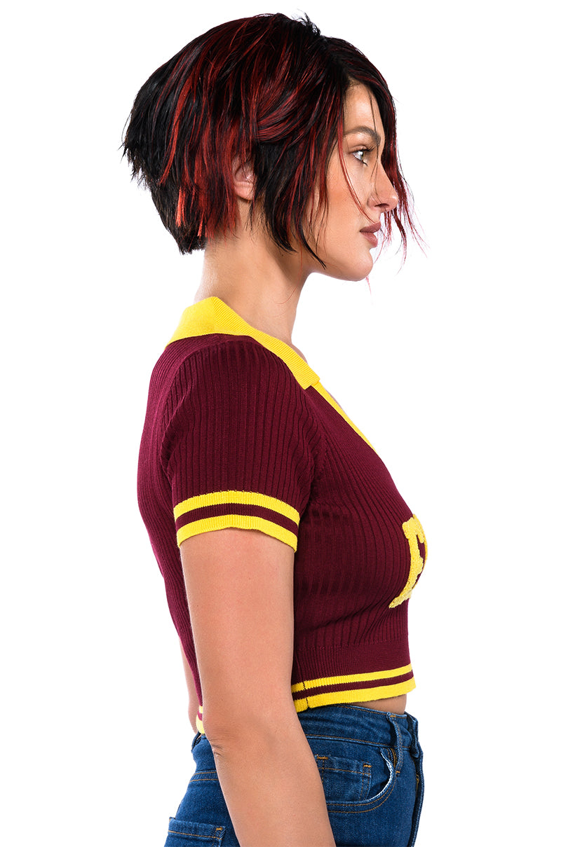 FIRE UP SHORT SLEEVE SWEATER