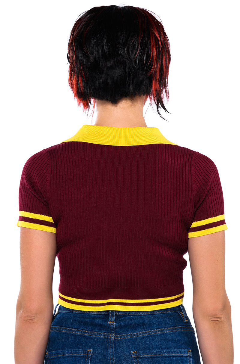 FIRE UP SHORT SLEEVE SWEATER