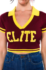 FIRE UP SHORT SLEEVE SWEATER