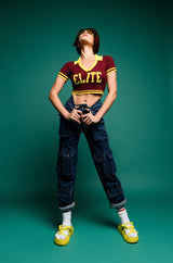 FIRE UP SHORT SLEEVE SWEATER