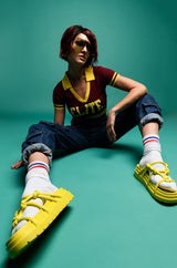 FIRE UP SHORT SLEEVE SWEATER