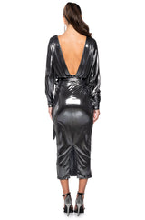 FLIRTY FUNKY MIDI DRESS