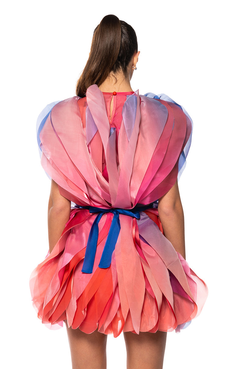 FLOAT LIKE A BUTTERFLY MINI FASHION DRESS