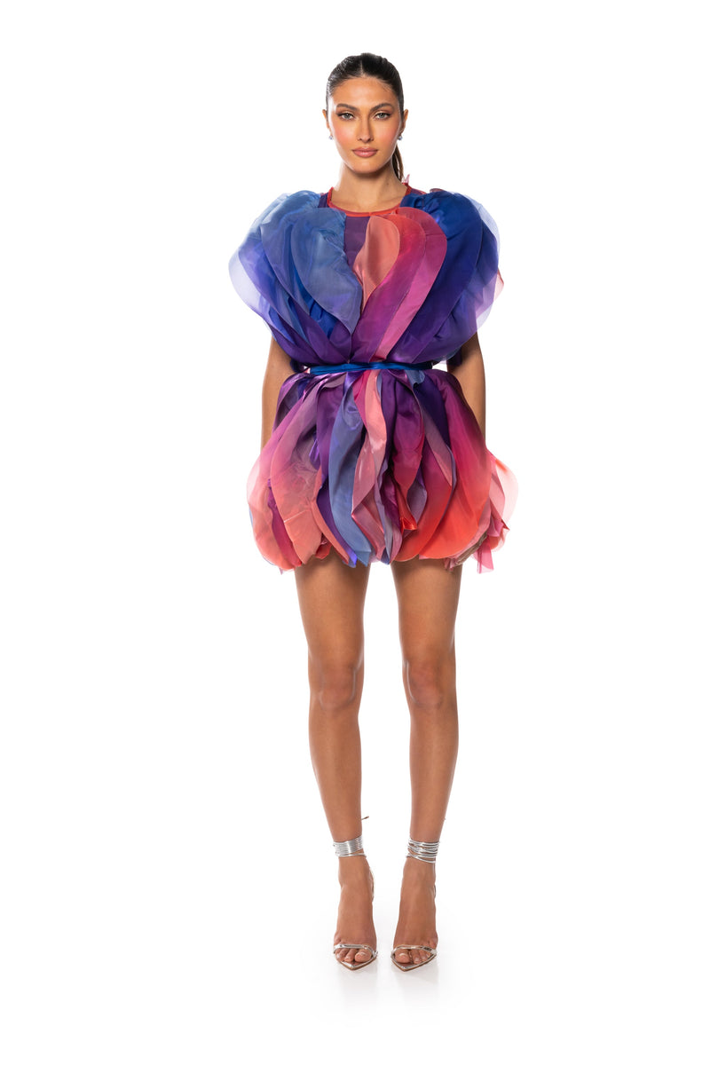FLOAT LIKE A BUTTERFLY MINI FASHION DRESS