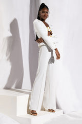 FLORENCE STRUCTURED BLOUSE IN WHITE